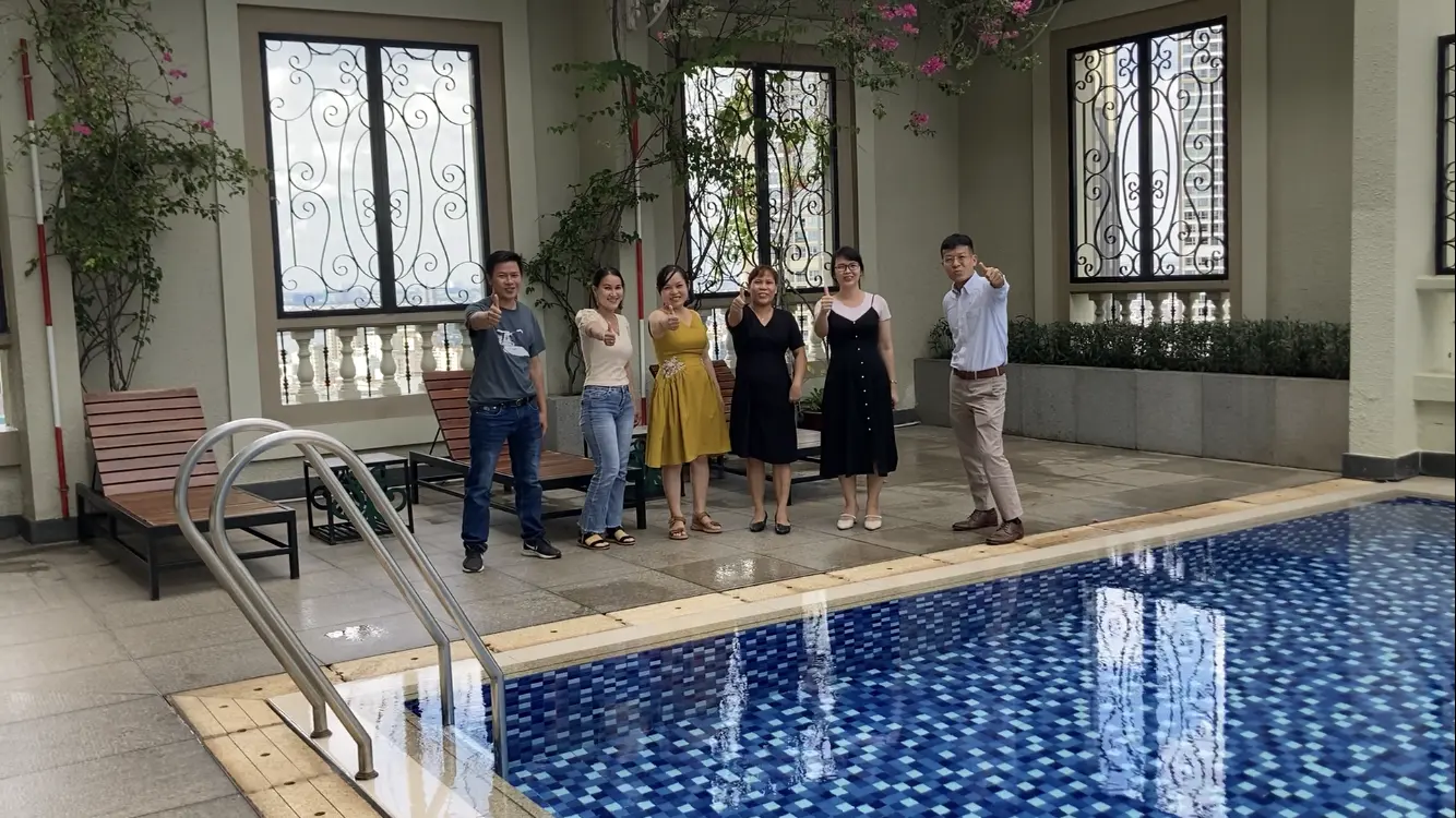The RESS VN team at a property inspection